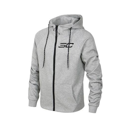 Pure Color Men's Pullover Hooded Zip-up Sweatshirt Autumn Style Owen Zip-up Hooded Sweatshirt