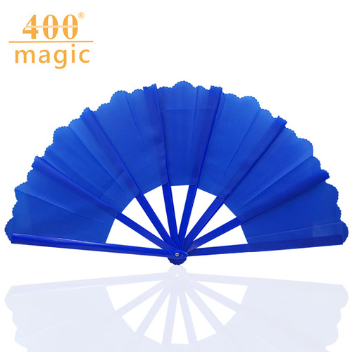 Thick rod broken fan restored, funny fan, various colors 400magic magic props magic fan manufacturer wholesale