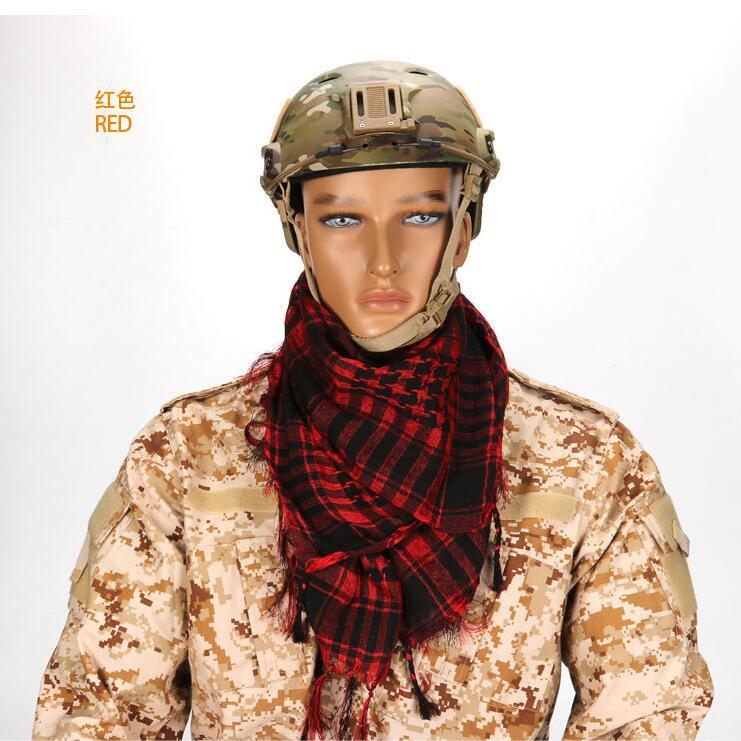 Arab scarf B thin Arab square scarf tactical outdoor camping foreign trade Muslim square scarf