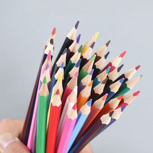 卡通筒装彩色铅笔套装 12色24色36色彩色涂鸦画画美术笔画具批发