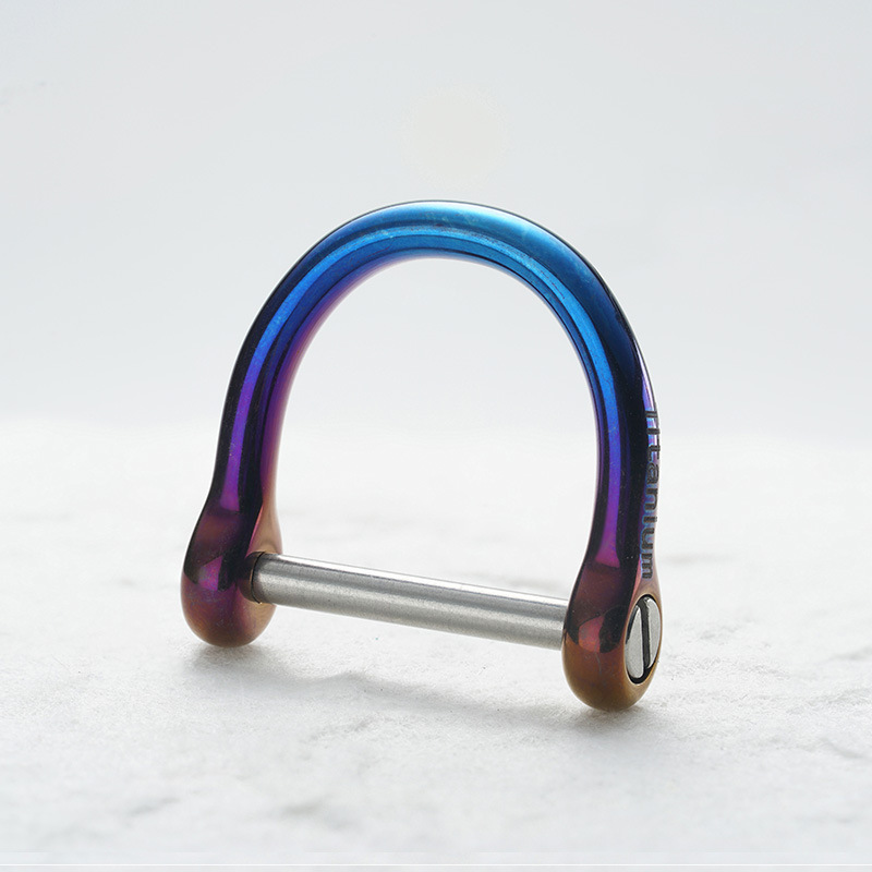 Factory in stock wholesale titanium horseshoe buckle inner width 9 13 17 21 auto parts metal steel horseshoe buckle anti-lost Factory in stock wholesale titanium horseshoe buckle inner width 9 13 17 21 auto parts metal steel horseshoe buckle anti-lost