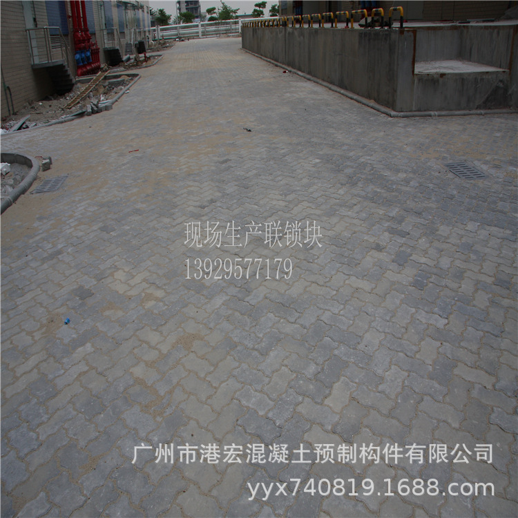 现场生产，重庆混凝土联锁块规格240，重庆连锁块规格225*112.5