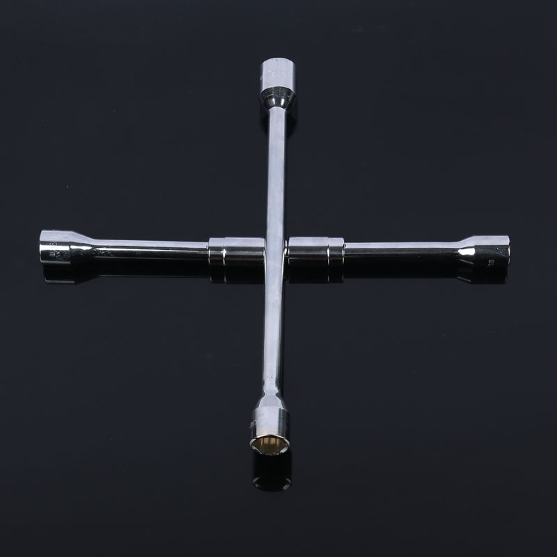Cruz plegable de 14 pulgadas llave de neumáticos herramienta de reparación de automóviles reparación de la máquina de reparación de zócalo llave herramienta de hardware