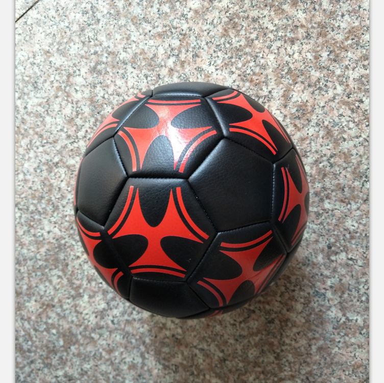 全黒5号機縫訓練試合用サッカー高耐摩耗puレイシ模様発泡現物ゴム内胆試合|undefined