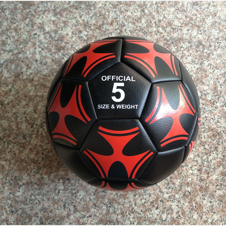 全黒5号機縫訓練試合用サッカー高耐摩耗puレイシ模様発泡現物ゴム内胆試合|undefined