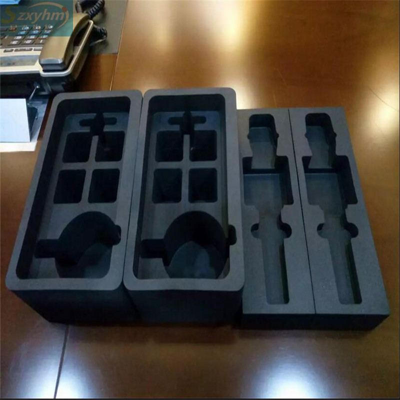 EVA泡棉脚垫单面自粘 防滑垫片格纹纹路模切 卡槽泡沫海绵内衬垫