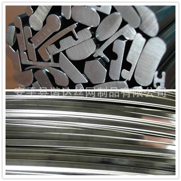 厂家供应 304不锈钢异型丝  半圆丝 扁丝 三角丝多种规格金属丝线