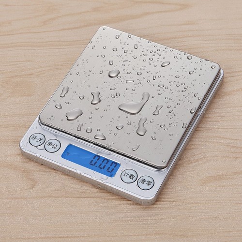 Portable jewelry scale, kitchen household scale, stainless steel electronic baking scale, small food scale