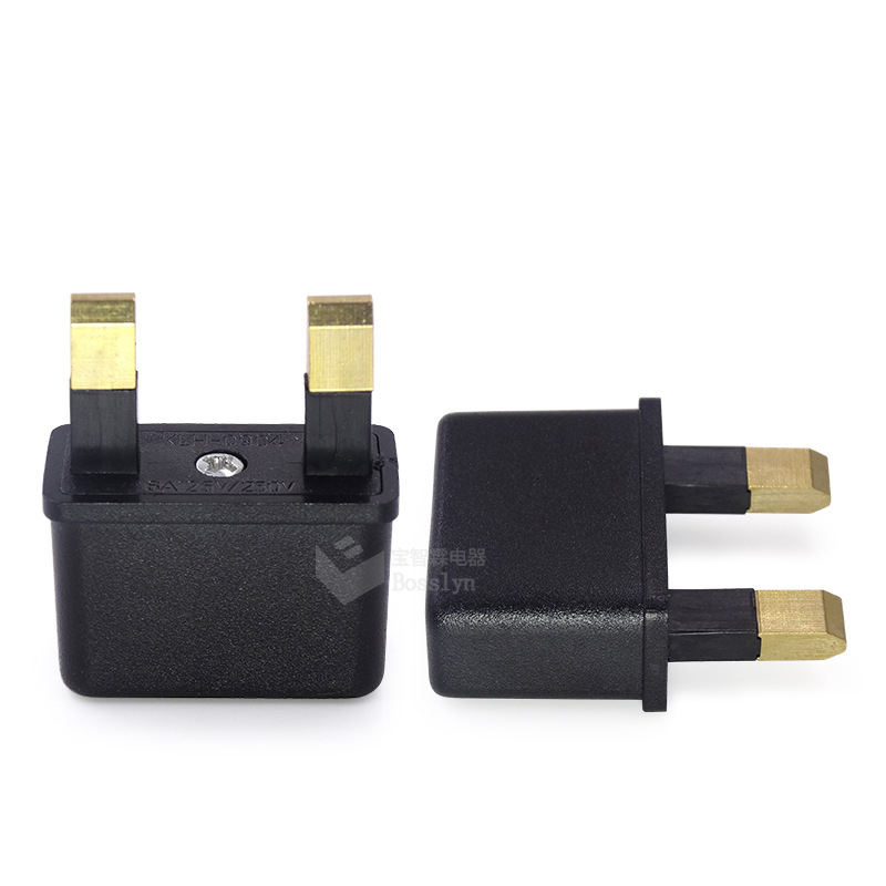 欧规转英规插头转换器 英规两插旅游转换插座 英规转接头