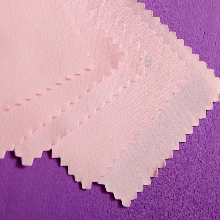 Factory wholesale silver cloth jewelry polishing cleaning cloth 8*8cm small double-sided velvet silver cloth can print logo