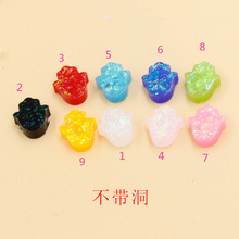 �W�����N12*14mm�ϳɰČ����������֬�W��Opal Hamsa�ֹ�DIY����