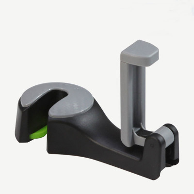 Soporte para teléfono con gancho para el respaldo del asiento del coche, pequeño accesorio creativo multifuncional, para uso oculto en el coche.