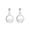 Universal earrings suitable for men and women, silver 925 sample, 925 sample silver, wholesale