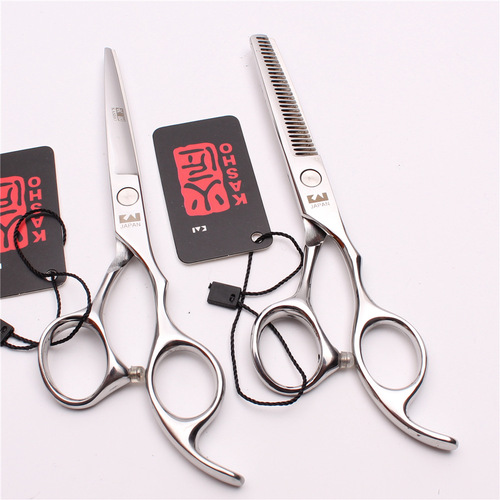 Firesmith 5/5.5/6/7/7.5/8 inch hairdressing scissors straight cut bangs invisible tooth scissors thinning pet grooming straight 