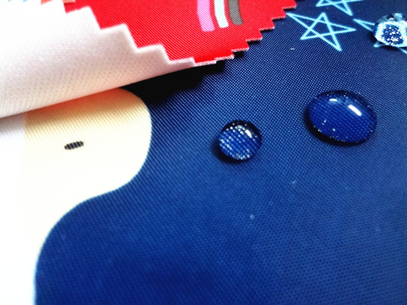 复合印花箱包布 空中独角兽印花 斜纹防水布 洗漱包购物袋背包布