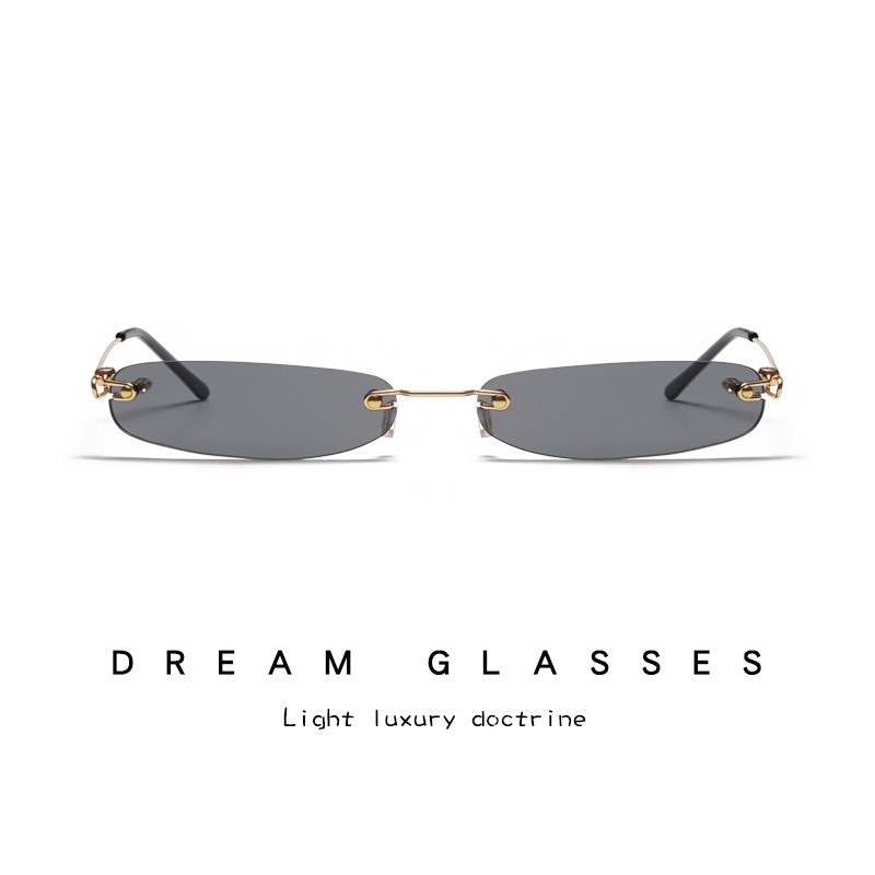 Europe and the United States personality mini frameless sunglasses trend ocean sunglasses new sunglasses cross-border tide manufacturers