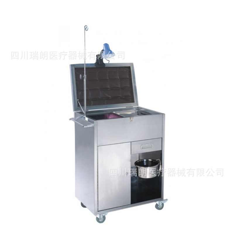 不锈钢急*救车 上翻盖药*品急*救车 医院用推车 厂家上海广州