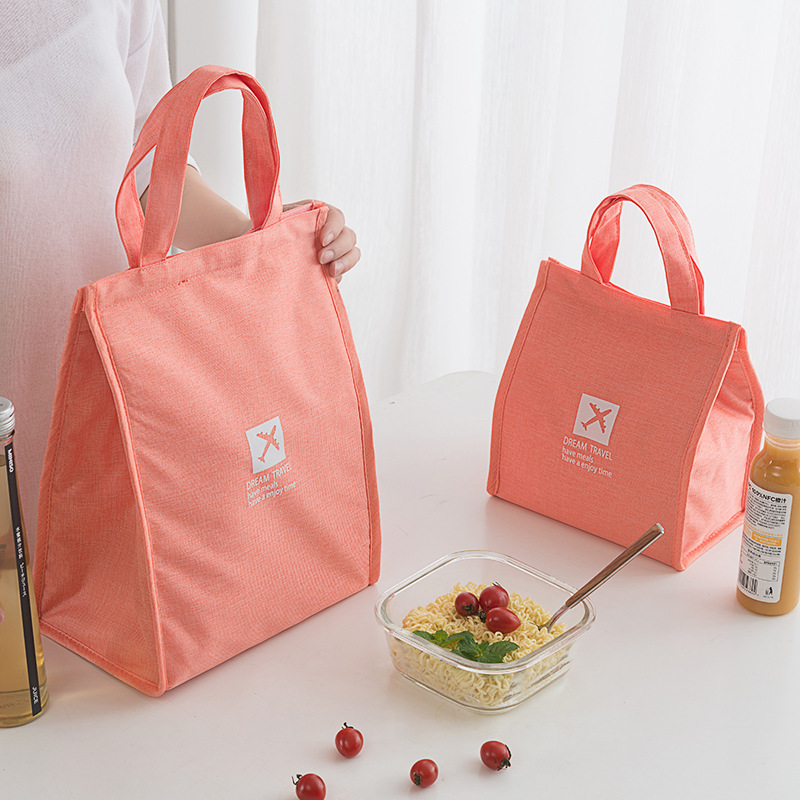 Portable Lunch Bag, Simple, Fashionable and Versatile Ice Bag, Waterproof and Insulated Bag with Rice Bag, Lunch Box Bag, Small Tote Bag