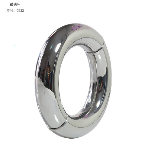 Stem Ring Magnet Opening and Closing Sex Toys Male Root Lock Long-lasting Metal Ring Alternative Toy Couple Passionate Orgasm