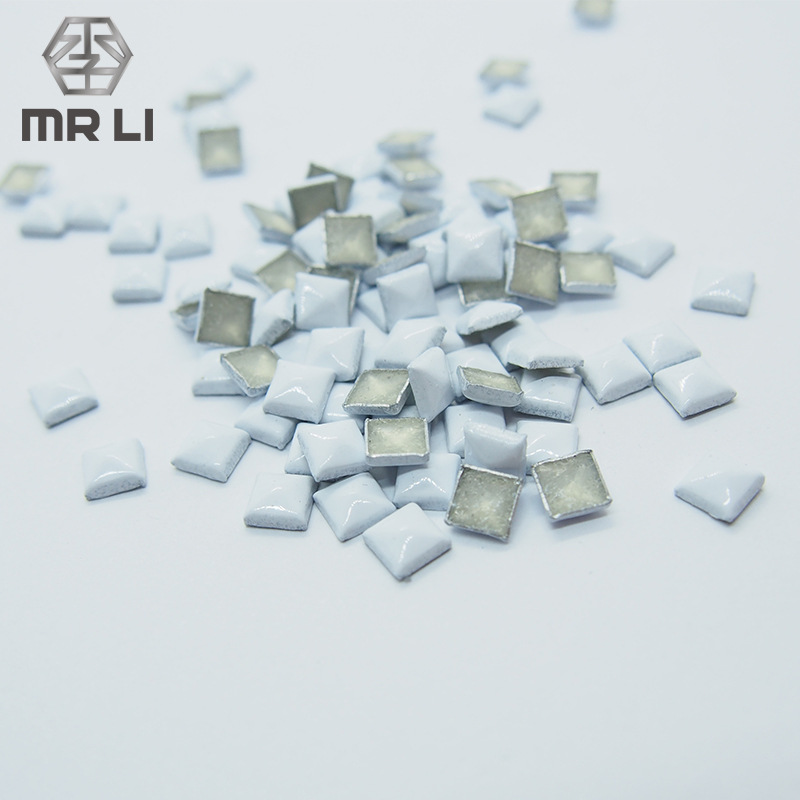 现货供应仿铜半圆珠烫片 正方尖顶家纺服饰辅料烫片 烫图烫钻工艺