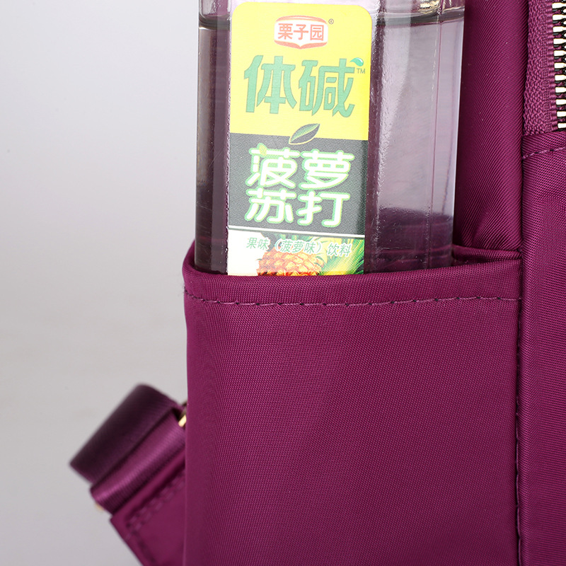 Mochila de moda de las mujeres de estilo coreano casual bolso de las mujeres estudiante bolsa de ordenador bolsa de tela de Oxford bolsa de momia Mochila pequeña de viaje