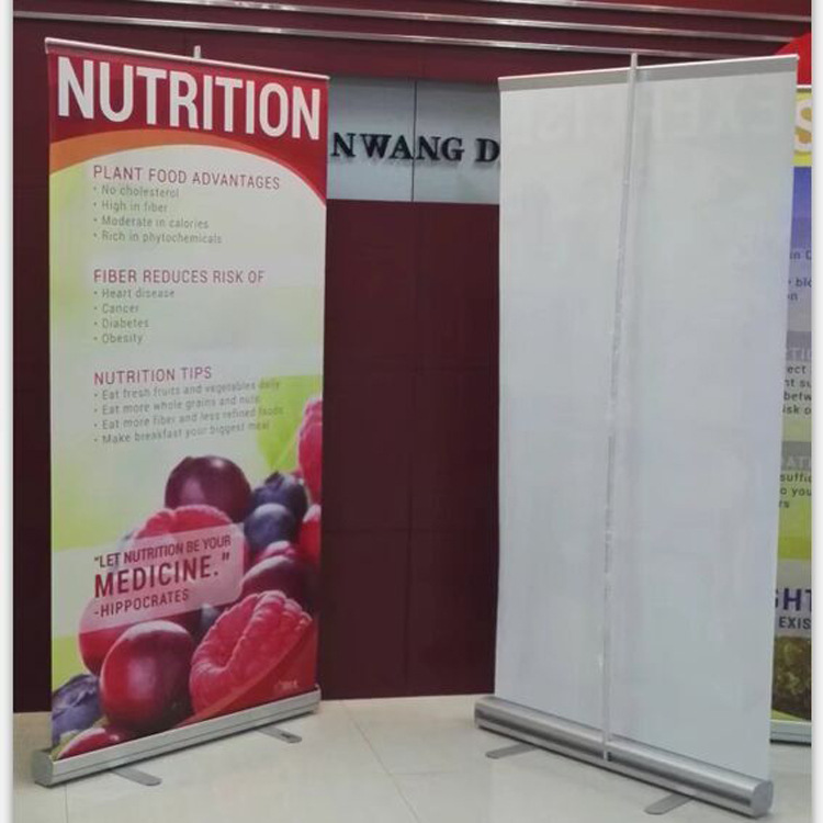 户外室内单/双面铝合金易拉宝广告展架