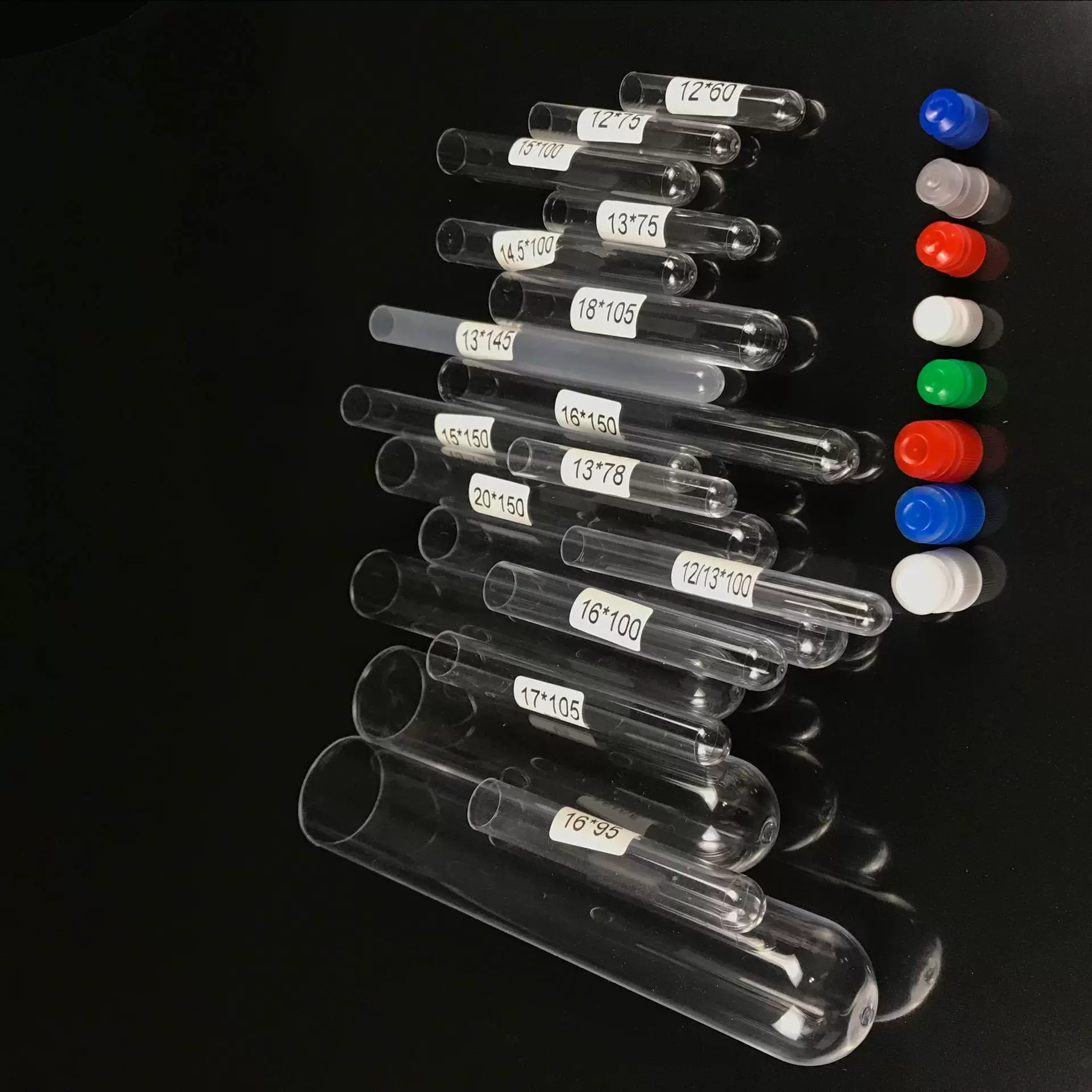 Прецизионные производители на складе PS пластиковая трубка прозрачная 12*75 15*100 жесткие испытательные трубки Технические характеристики завершены