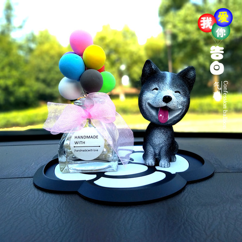 Car decoration, new car accessory, crystal confession balloon, can hold perfume, freely customizable