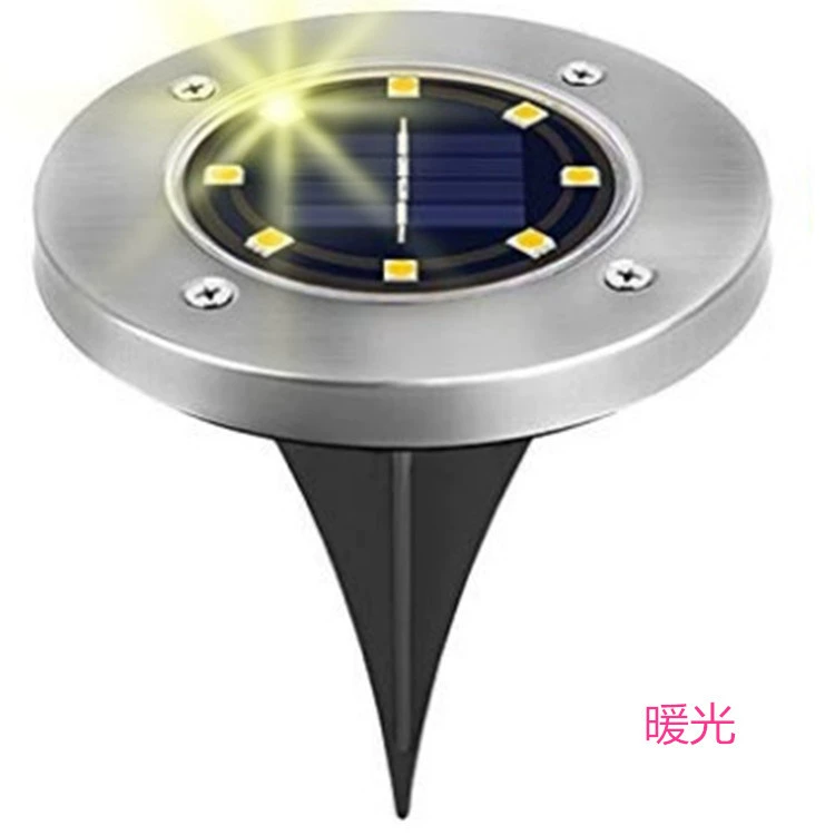 LED-туристические садовые лампы солнечные из нержавеющей стали для беседки