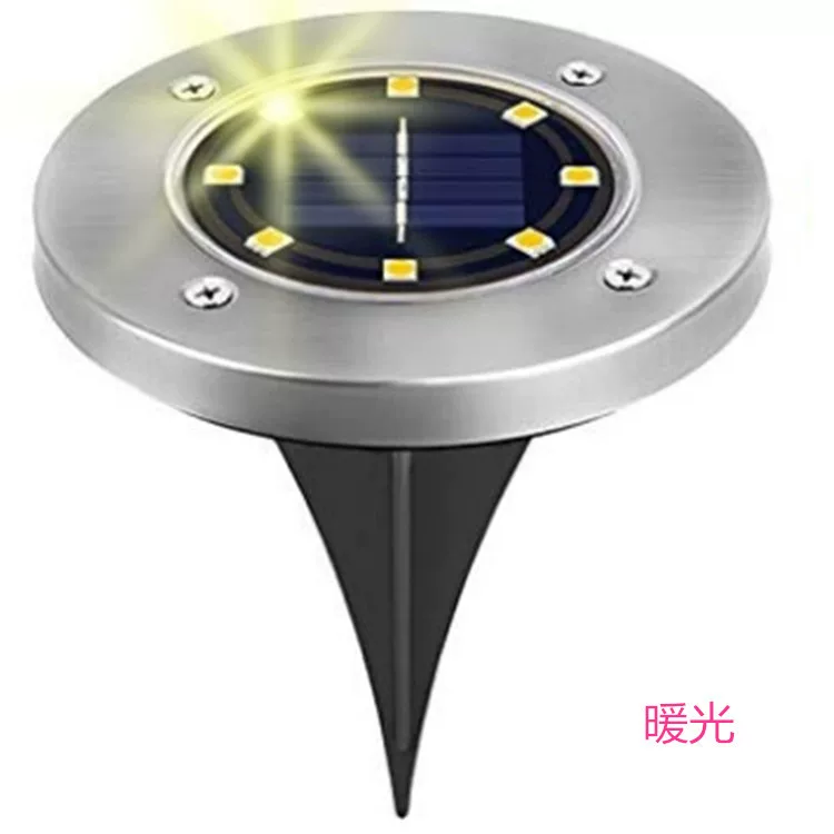 LED-туристические садовые лампы солнечные из нержавеющей стали для беседки