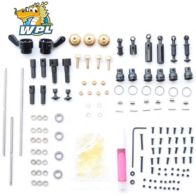 Naughty Dragon Four Six Drive Military Kagas Original Metal OP Accessories Climbing Off-Road Remote Control Car DIY Modified Model