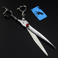 High-end Pet Scissors with Dragon Handle, 8.0-inch Dragon Handle, Pet Grooming Scissors, Pet Beauty Scissors