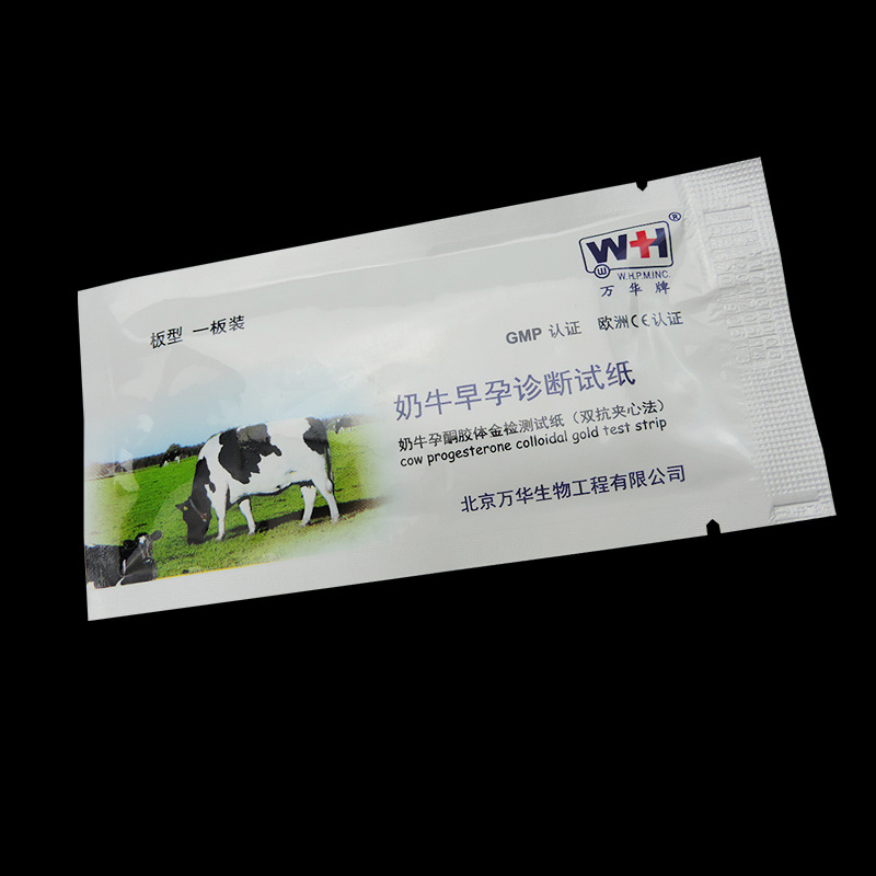 Tarjeta de prueba de embarazo de vaca papel de prueba de embarazo de vaca prueba de alta precisión papel de prueba de embarazo de vaca