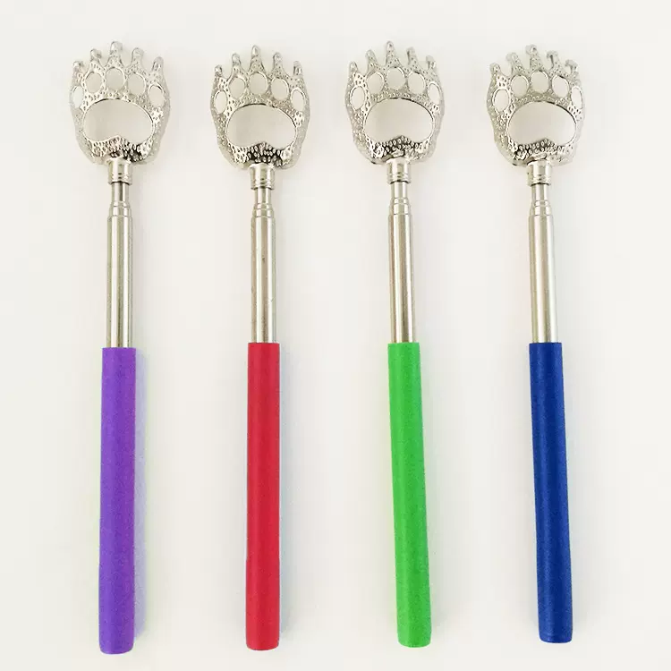 不锈钢伸缩熊爪痒痒挠挠痒耙抓背器不求人老头乐挠痒伸缩耙批发