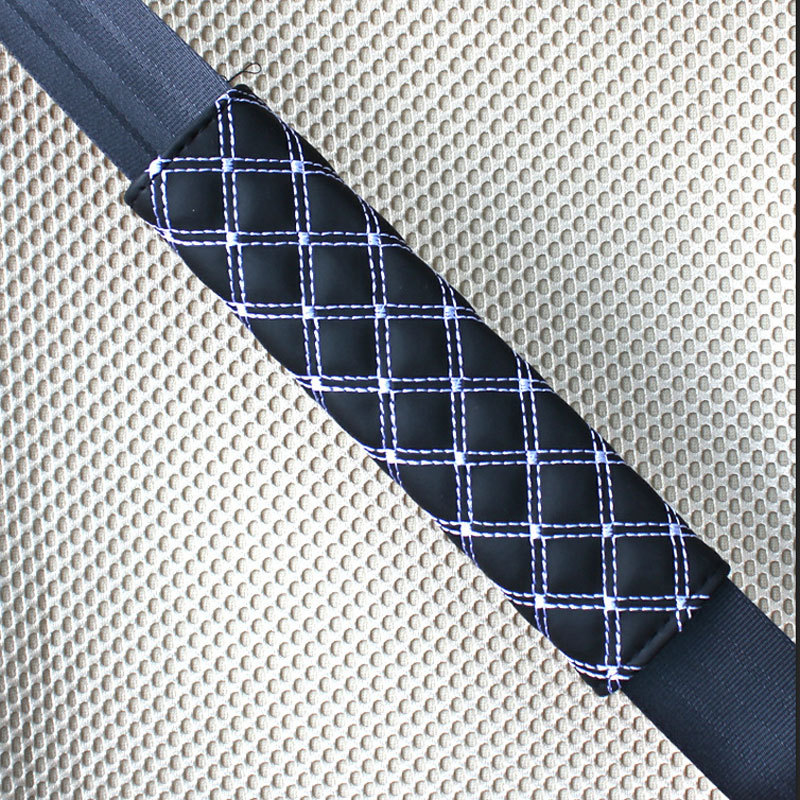 Funda Protectora de Hombro para Cinturón de Seguridad 1 Par de Cuero
