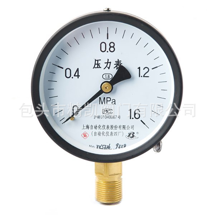 Y-60 100　150管路仪表　不锈钢径向数字压力表