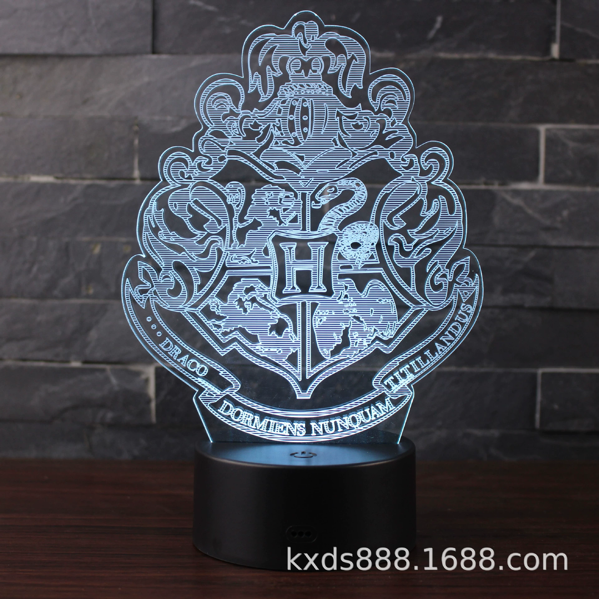 Creative LED night light, touch table lamp, (跨境贸易), 3D, дистанционное управление