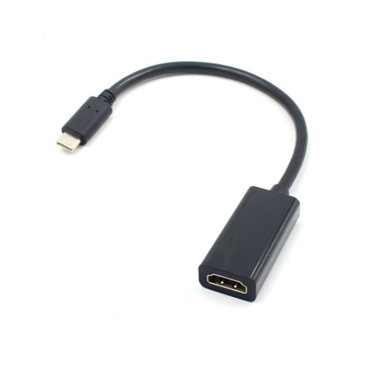 Кабель преобразования типа C в HDMI Кабель-переходник 4K HD USB C в HDMI с гнездовым портом Кабель-переходник типа C HDMI