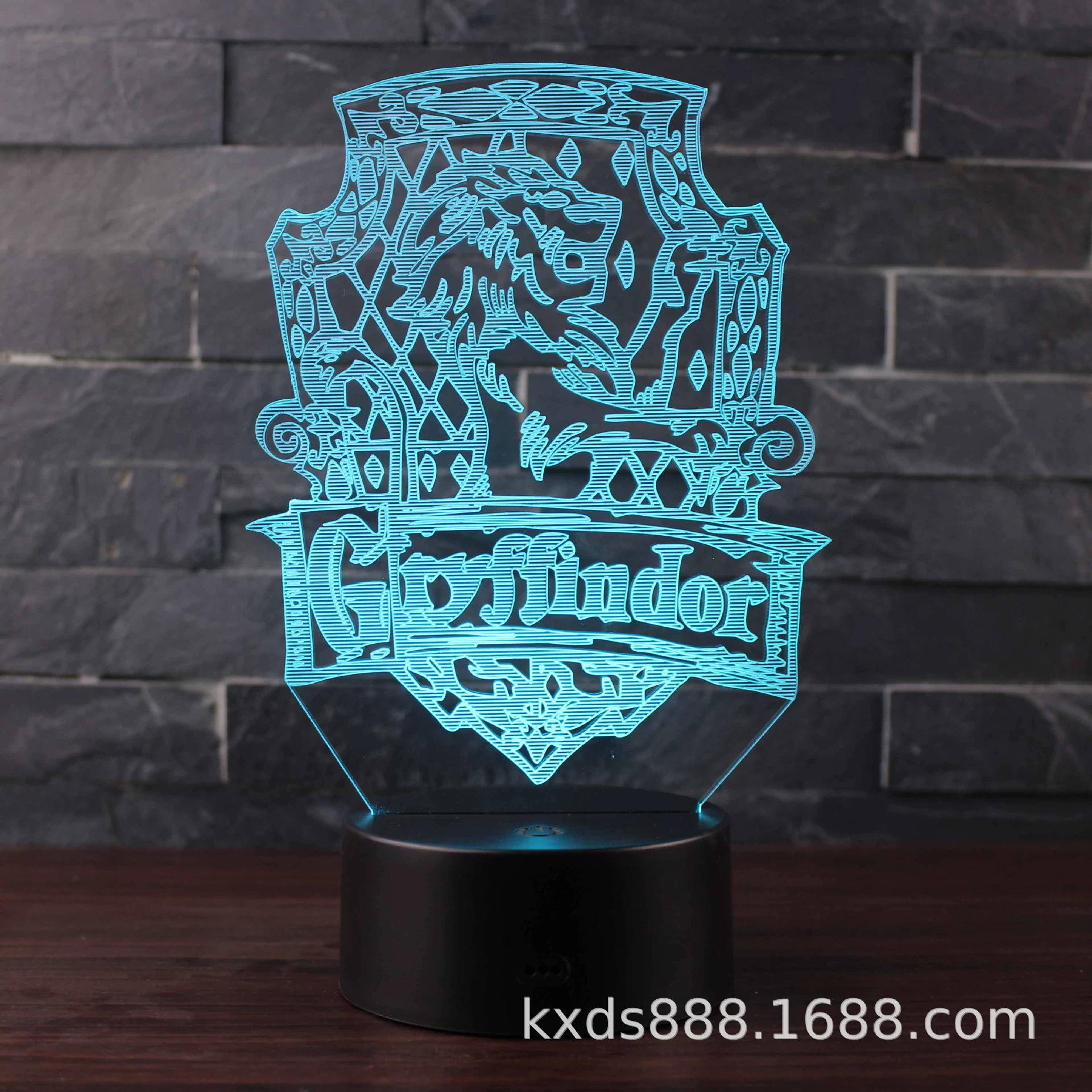 Creative LED night light, touch table lamp, (跨境贸易), 3D, дистанционное управление