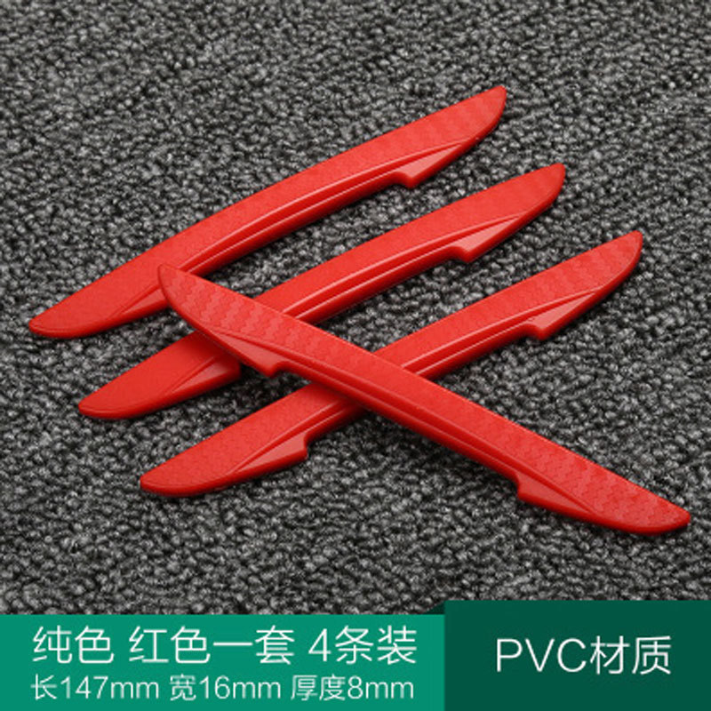 Tira de parachoques de la puerta del coche pegatina de parachoques de la puerta espejo retrovisor tira anti-arañazos tira adhesiva suministros de decoración