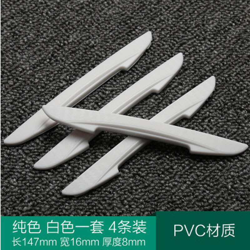 Tira de parachoques de la puerta del coche pegatina de parachoques de la puerta espejo retrovisor tira anti-arañazos tira adhesiva suministros de decoración