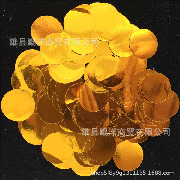 double-sided golden round balloon