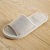 Retro solid color coarse hotel B & B home slippers Men and women couples simple residential house floor floor EVA shoes