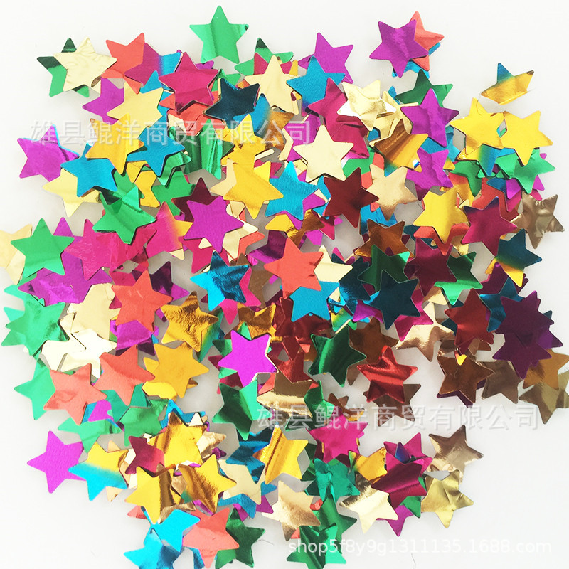 Estrellas de color de doble cara 20g