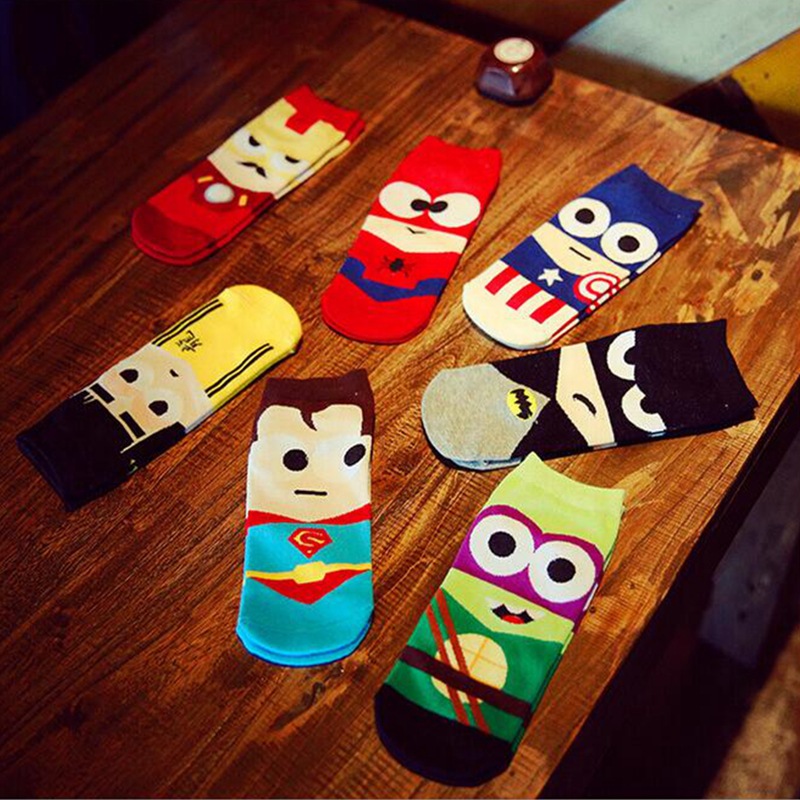 Nueva Cartoon League of Legends hombres barco Calcetines primavera y otoño calcetines de algodón transpirable marea Calcetines