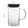 Glossy measuring cup, increased thickness, custom made
