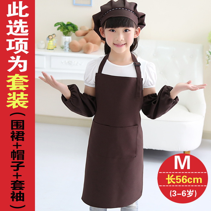 Delantal logotipo personalizado ropa de pintura para niños