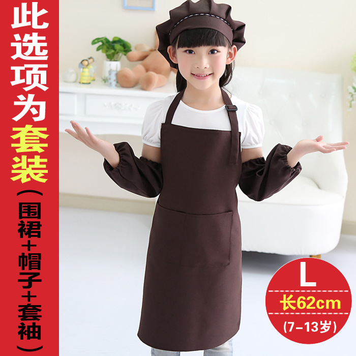 Delantal logotipo personalizado ropa de pintura para niños