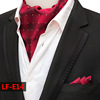 Tie, retro neckerchief, scarf, set, polyester