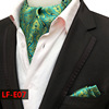 Tie, retro neckerchief, scarf, set, polyester